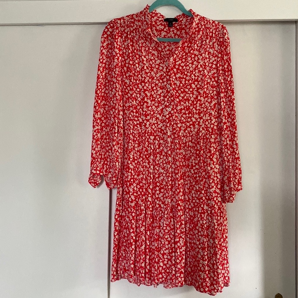 j. Crew button down tunic dress size S
